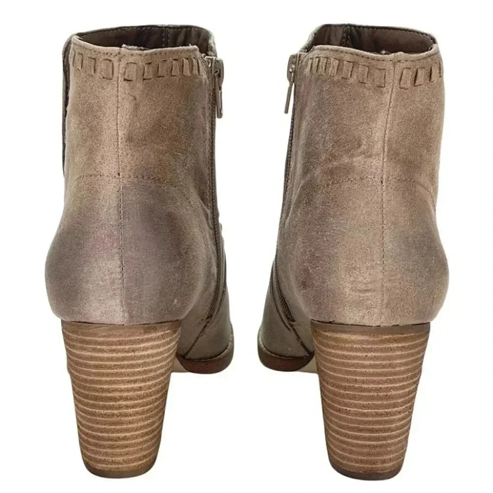 Zigi Soho Halyn Taupe Womens Ankle Boots Size 10M - Picture 6 of 13